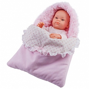 Кукла Бэби в теплом розовом конверте, 32 см. (Paola Reina, 05105)